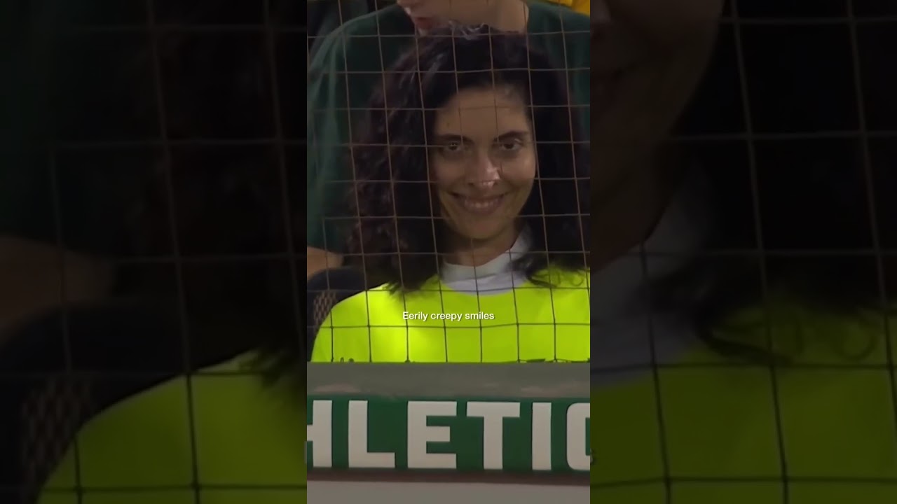Creepy SMILE people invade MLB
