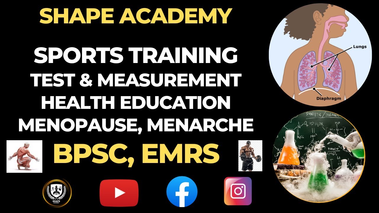 BPSC PHYSICAL EDUCATION SPORTS TRAINING HEALTH EDUCATION TEST & MEASUREMENT MCQ