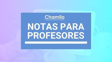 TUTORIAL 12: Notas de los profesores