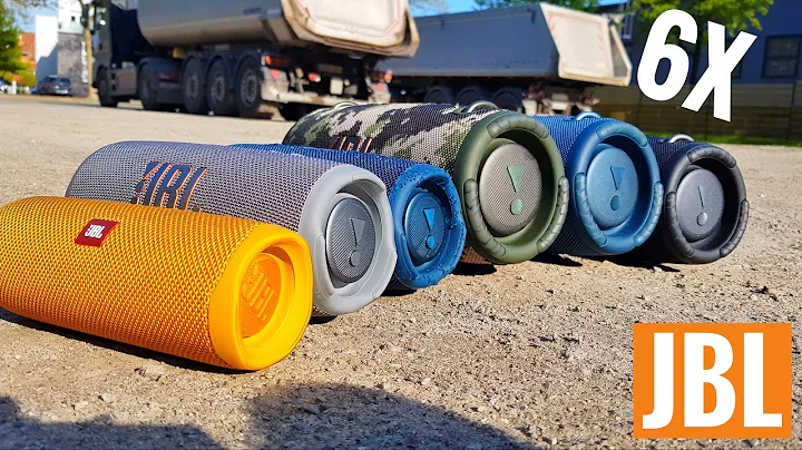 6x JBL PARTYBOOST SPEAKERS playing TOGETHER !!! BASS TEST !!!