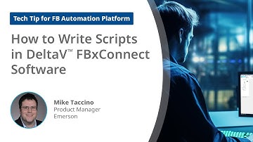 How to Write Scripts in DeltaV FBxConnect Software