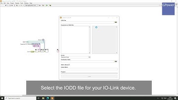 GPower IO-Link Toolkit for LabVIEW - Getting Started