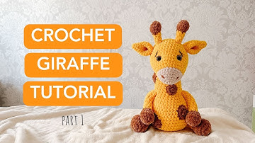 EASY Crochet Giraffe Tutorial Part 1✨ l FREE Amigurumi Pattern