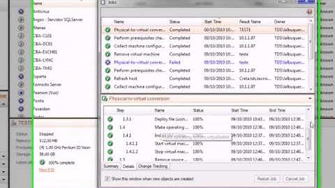Migração P2V com SCVMM