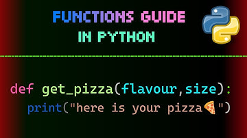 Python Functions in 8 minutes | Python Fore Beginners 