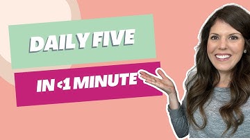 How to Launch a Daily 5 Routine in less than 1 minute a day