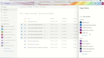 Staff - Teams: Copying files from OneDrive directly to Teams