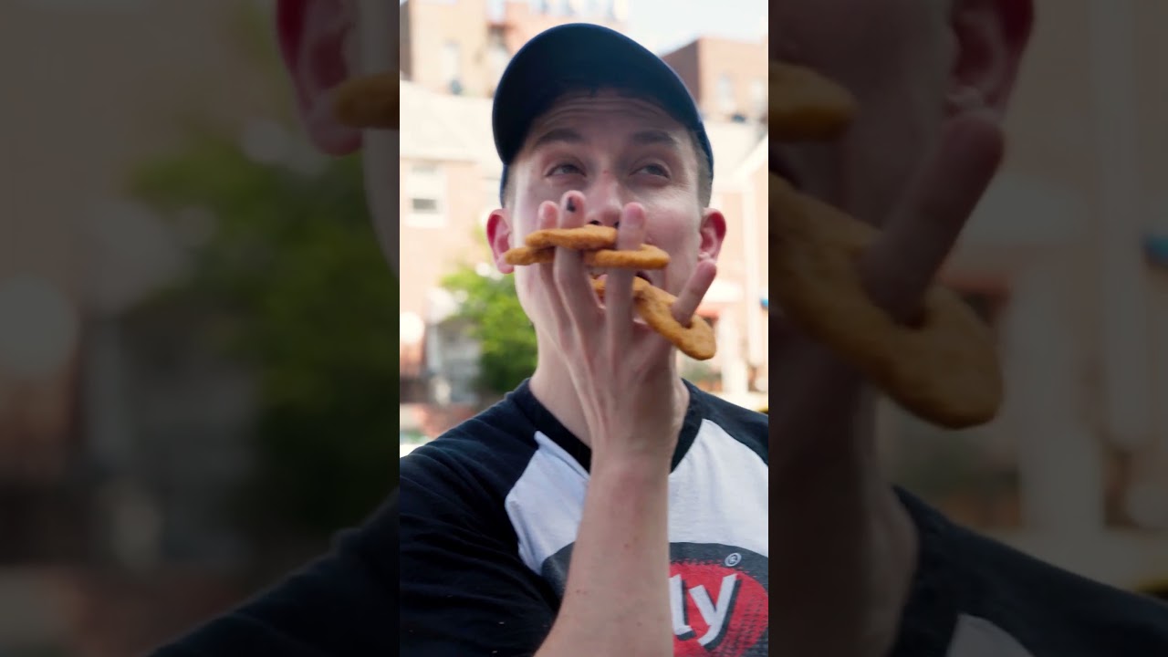 Two Brits try Chicken Rings from White Castle!