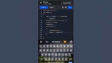C program for reverse number #coding