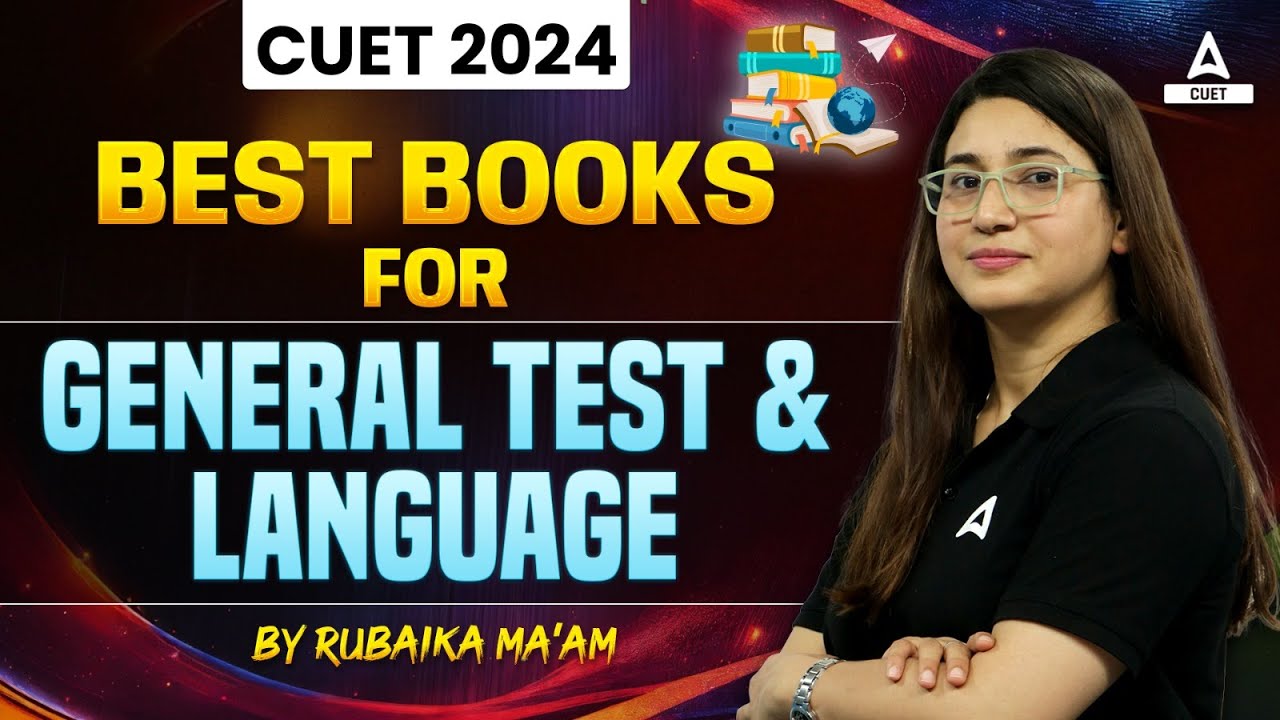 CUET 2024 Best Books for General Test and Language Test 📃📚 - YouTube