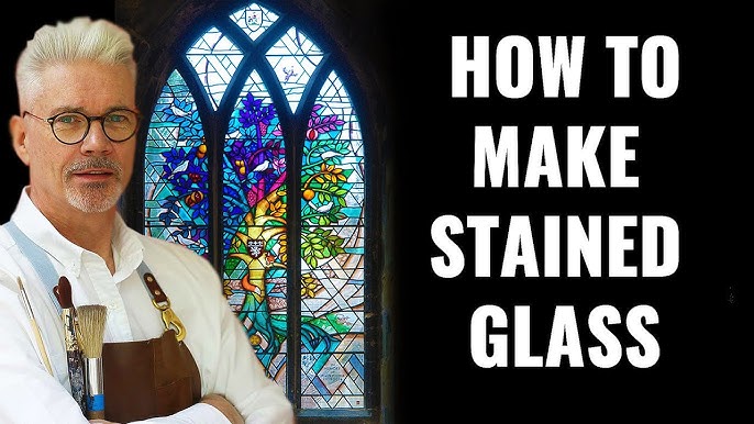 Spring Faux Stained Glass Decor - Easy DIY - Easy Spring DIY