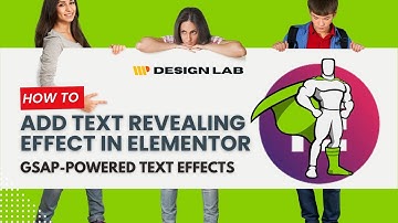 GSAP-scrollanimatie voor tekst in Elementor | Elementor-zelfstudie