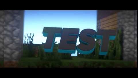 MINECRAFT TEST INTRO (5 LIKES IF U WANT MC INTRO TEMPLATES)