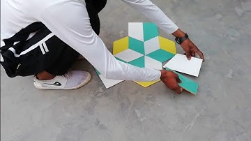 How to create 3d center floor design