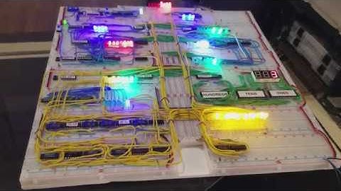 8-bit breadboard computer - fibonacci