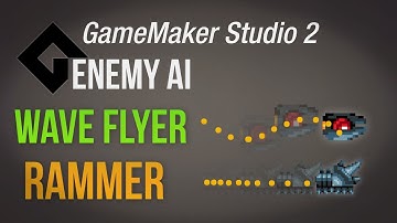 Wave flyer + rammer [Game Maker Studio 2 | Enemy Ai]