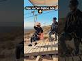 Scariest Ride Ever 😨 Zip Line Adventure🔥#shorts #ytshorts #trending #bairi #adventure #zipline