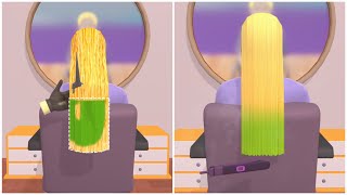 PLAY MAKEOVER 3D GAME RAINBOW HAIR SALON #13 | GAME FOR GIRL | ANDROID/IOS screenshot 5