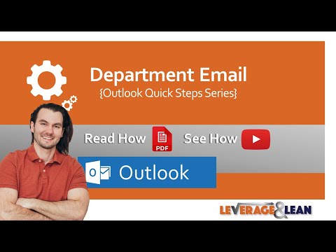 Department Email {Outlook Quick Steps Series}