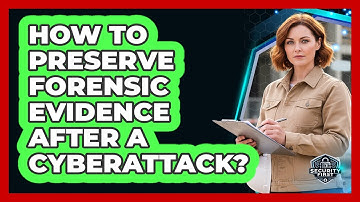 How To Preserve Forensic Evidence After A Cyberattack?