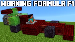  Minecraft Bedrock 120 Formula F1 Car Tutorial