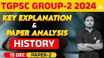 TS Group 2 Paper Analysis | TSPSC Group 2 History Paper 2 Key and Exam Analysis