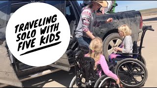 Traveling SOLO with 5 KIDS~  S1 Ep. 4 ~ This Life UNLIMITED  ~ Mama VS Wheel Chairs and Kids