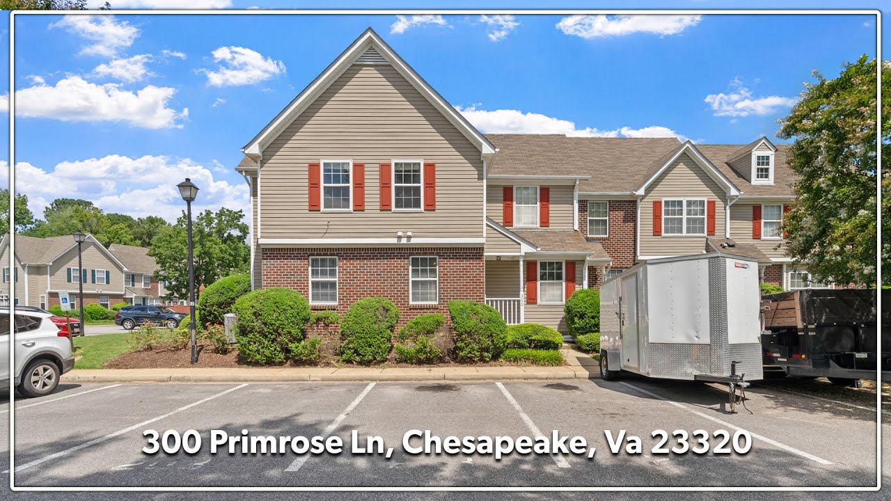 Lovely 2 bed 2.5 bath condo in Chesapeake, VA! YouTube