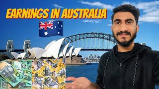 How much you can earn in Australia 💵 ?? | Australia me ap kitna earn kr sakty hai😍 | Must watch