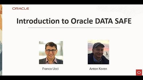 TwF ~ Introduction to Oracle Data Safe