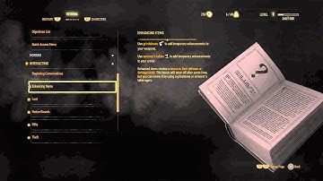 The Witcher 3: Wild Hunt - Glossary Tutorial Text: Interacting: Enhancing Items, Loot, Notice Boards