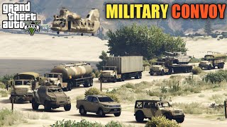 GTA 5 | Military Convoy | Establish A Military Base in Sandy shore | Game Loverz