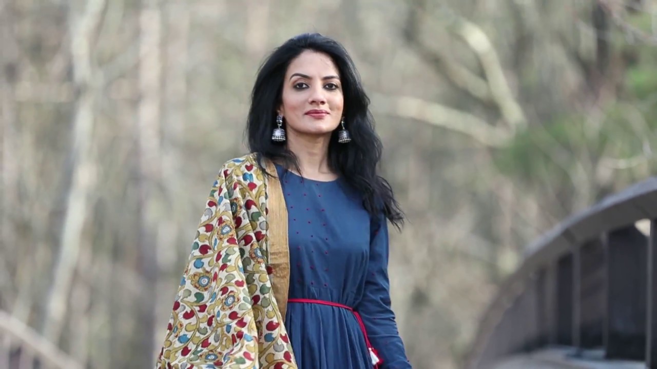 dupatta for navy blue dress