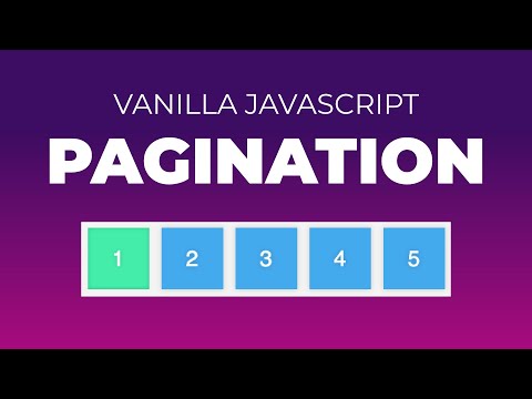 Video: How To Make Pagination