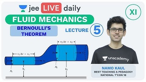 JEE Mains: Fluid Mechanics - L5 | Bernoulli