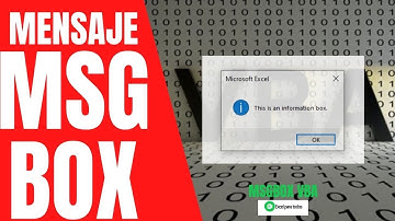 Mensaje de alerta vba excel | Msgbox en Excel #tutorialexcel