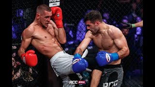 картинка: Два нокдауна в экстра-раунде | Жора Акопян vs Василий Семенов | RCC 15