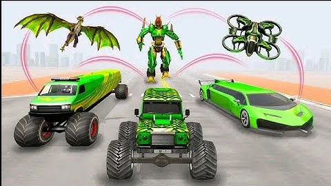 ARMY LIMO ROBOT CAR TRANSFORM | ROBOT GAMES| ANDROID IOS GAMEPLAY | NEW GAME 2023 |@YBGAMES