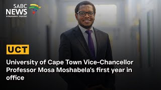 UCT Vice-Chancellor Professor Mosa Moshabela's first year in office