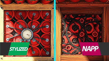 Minecraft NAPP vs Stylized Resource Pack - Texture Comparison Ray Tracing Ultra Graphics PTGI POM 4K