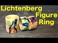 木とレジンの指輪 リヒテンベルグ の作り方 How to make wood and epoxy ring with Lichtneberg figure.