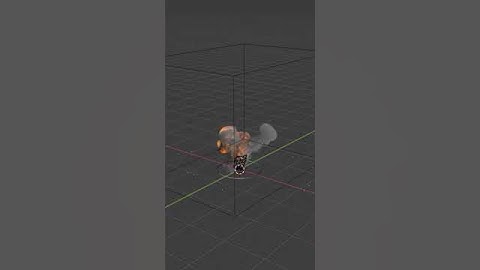 Modular Explosion in Blender | Blender Mantaflow #Shorts