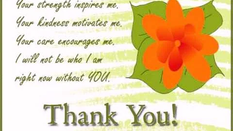 Thanks Friends