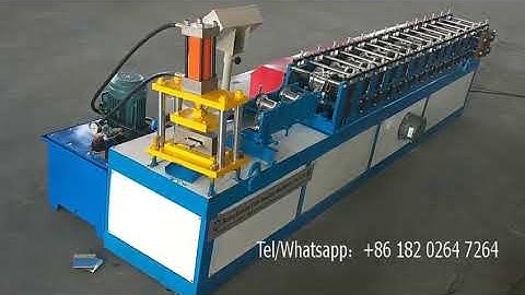 Embossing Pattern Shutter Door Strip Roll Forming Machine
