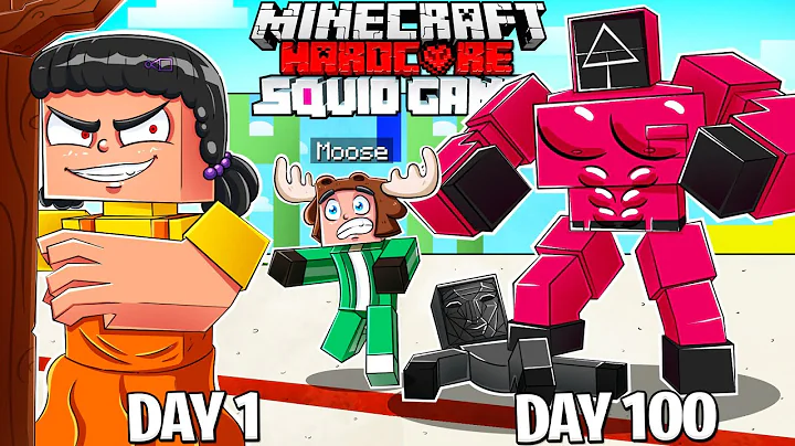 I Survived 100 Days as a SQUID GAME in Hardcore Minecraft!