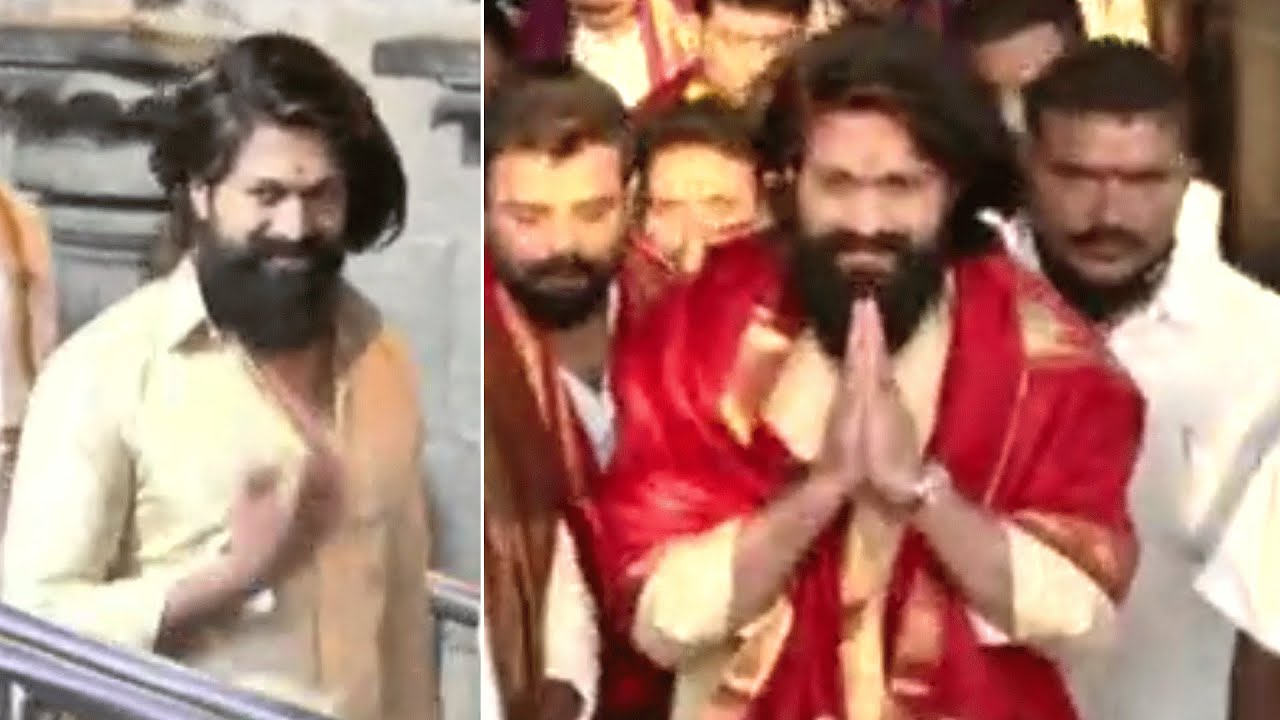 Yash Visits Tirumala Temple | KGF Chapter 2 | Filmylooks