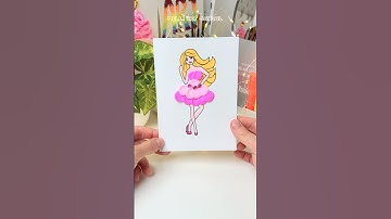 DIY Barbie Girl Idea #shorts #barbie #diy #barbiegirl