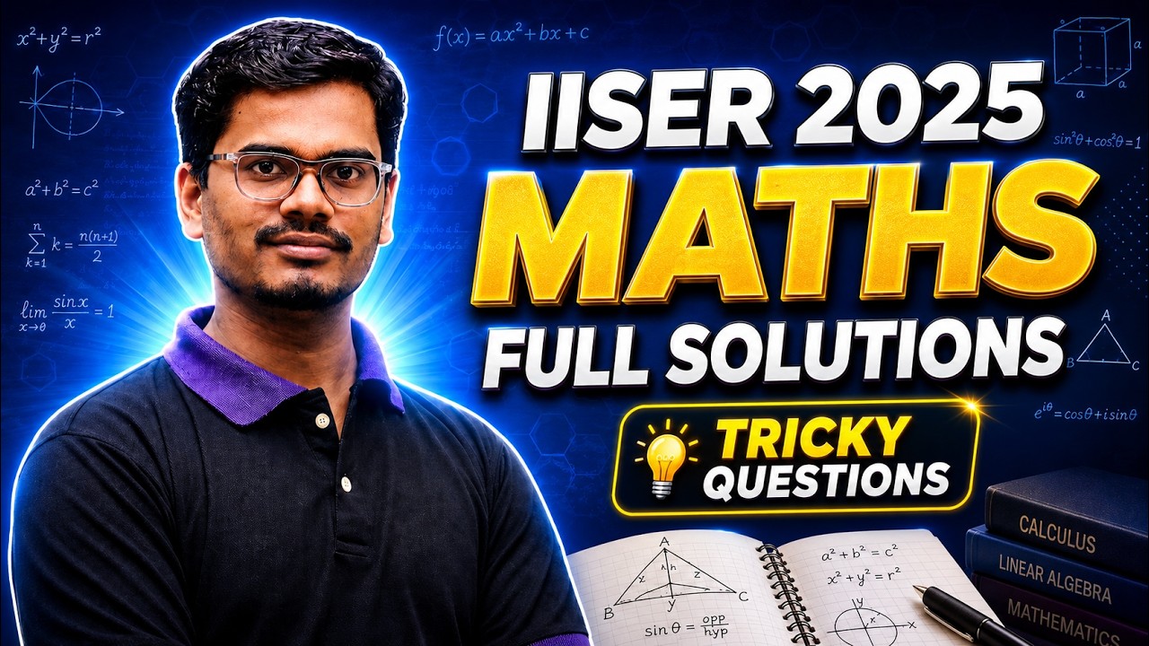 IISER 2025 Maths Answer Key 🔥 | IAT Full Paper Solutions | Akhlaque sir ...