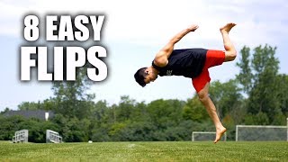 8 Flips Anyone Can Learn At Home  By Turning A CartWheel into The Flip