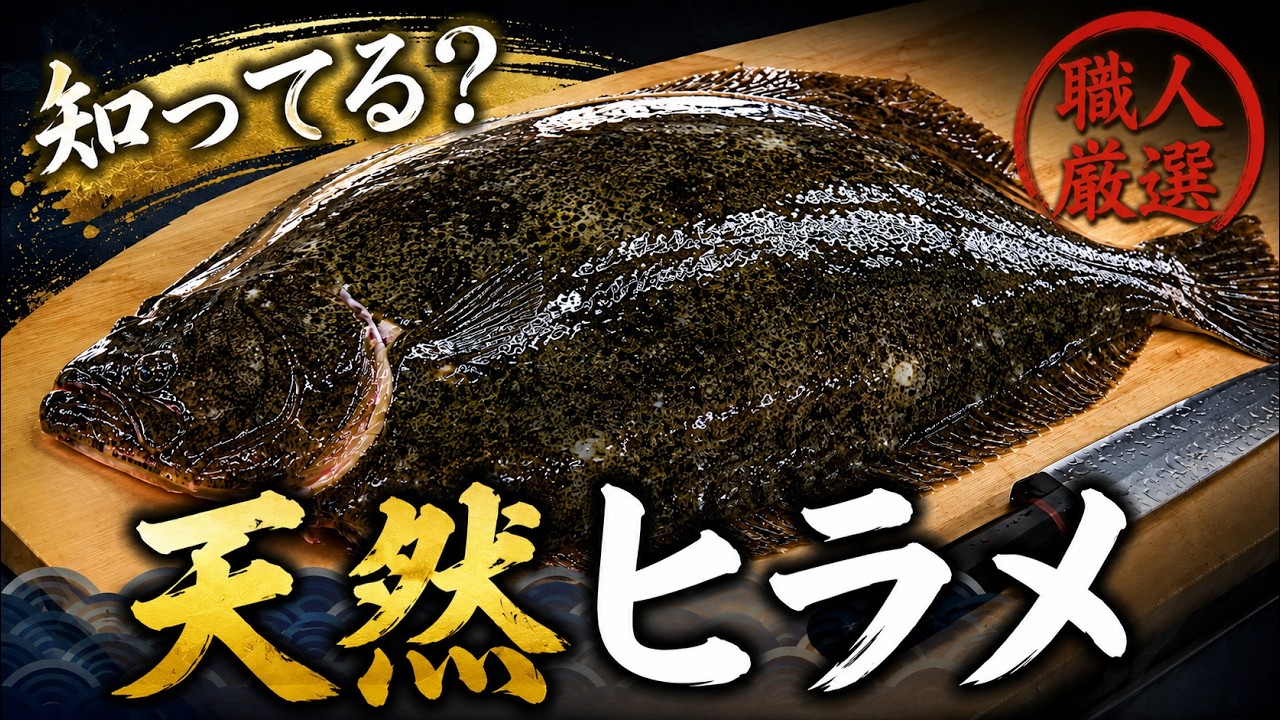 90% Get It Wrong】How to Properly Fillet a Giant Flounder: A 
